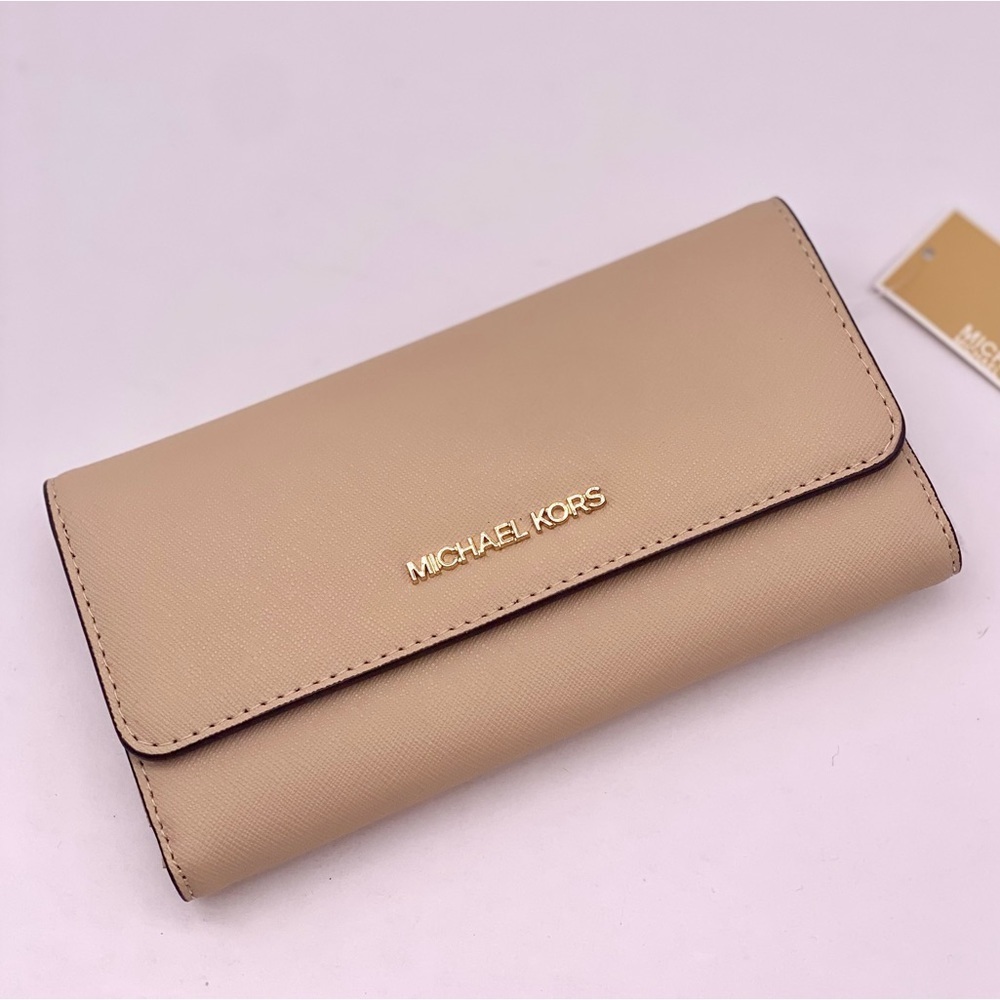 Michael Kors Trifold Wallet Buff - Picture 10 of 13